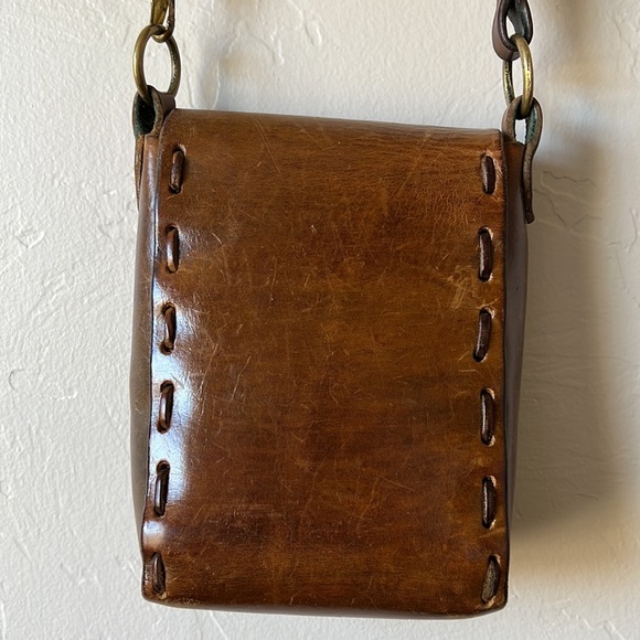 Vintage Leather Crossbody bag - Picture 4 of 5